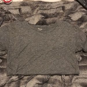 Grey basic tee